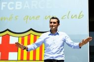FC Barcelona Unveil New Head Coach Ernesto Valverde